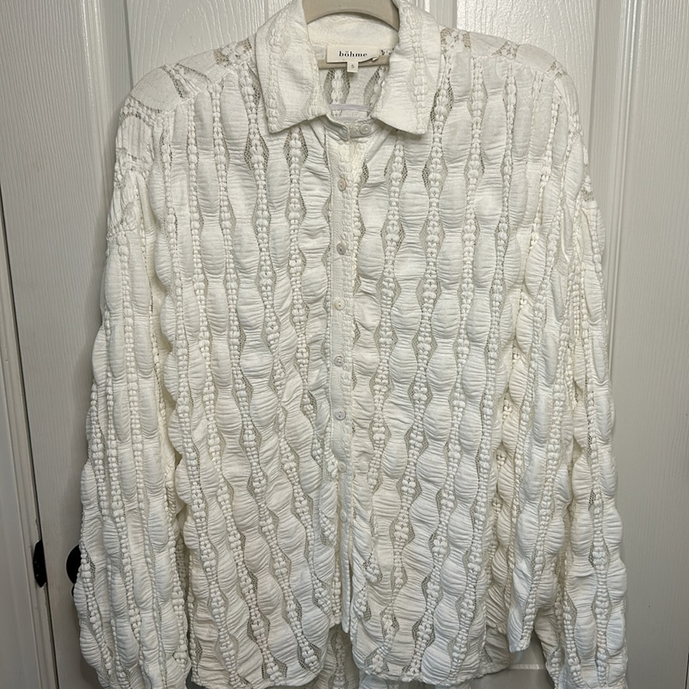 bohme Dakota Lace Button Up (S) - Picture 3 of 12